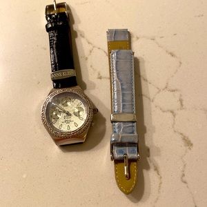 Vintage Anne Klein Watch with extra leather strap